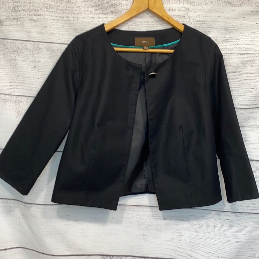 black suit jacket blazer from Merona Size S - Picture 2 of 6